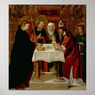 Pôster A Apresentação da Circuncisão no Templo