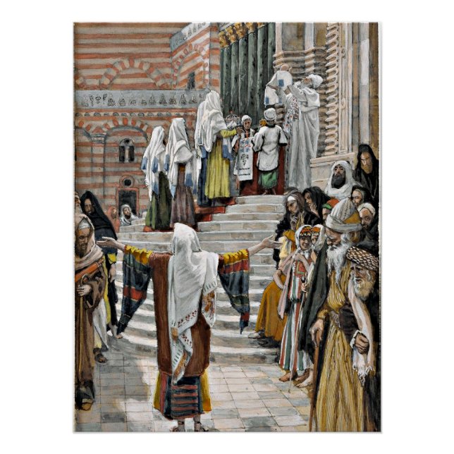 Pôster A Apresentação de Jesus no Templo (Frente)