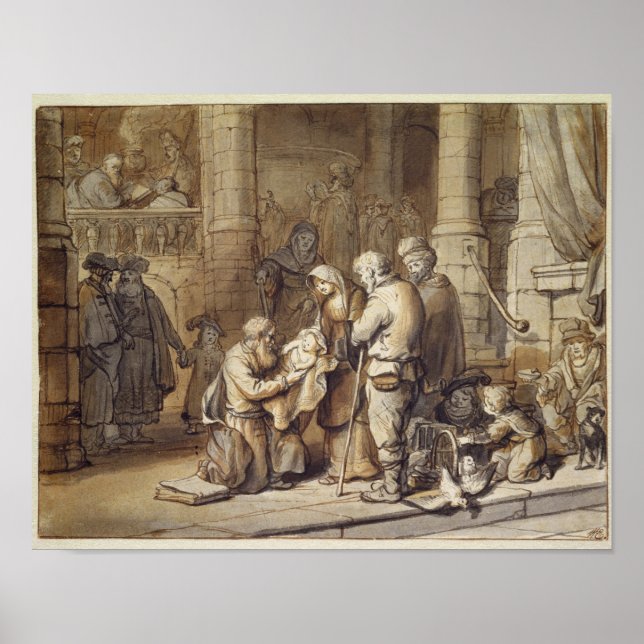 Poster A Apresentação do Cristo no Templo (Frente)