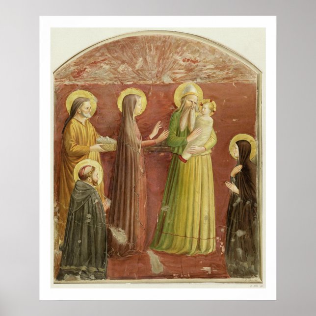 Poster A Apresentação no Templo, de uma série de p (Frente)