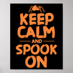 Poster A Aranha Halloween, Uma fantasia Louca, Mantém Cal