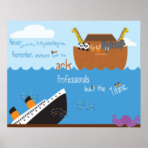 Pôster A arca e o Titanic