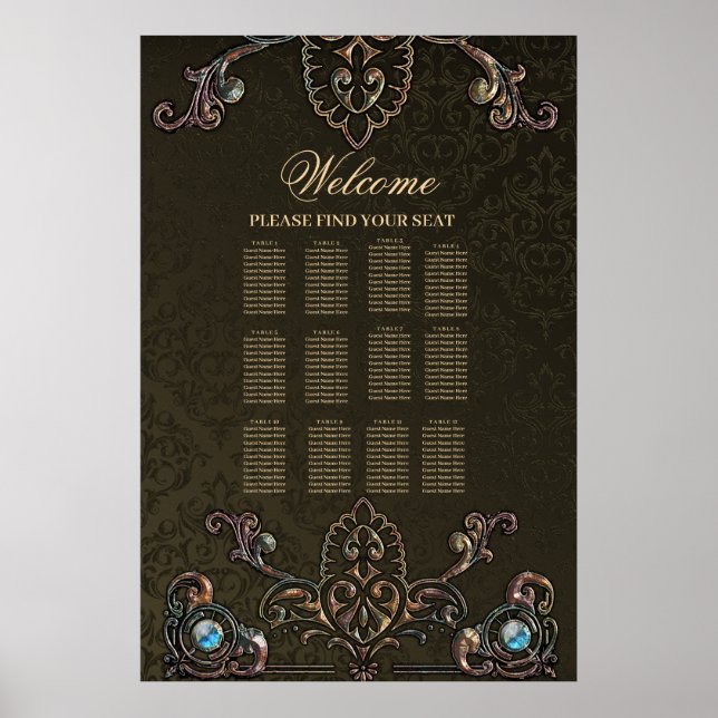 Poster A armação ostenta um design opulente (Frente)