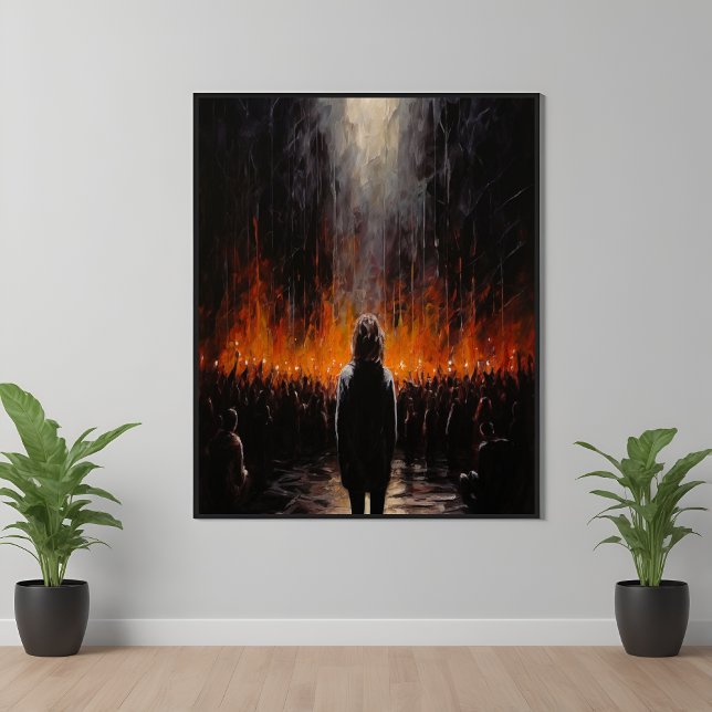 Poster A Arte Abstrato Dramática (Criador carregado)