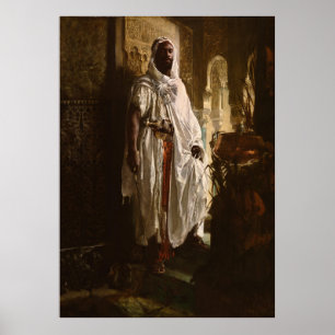 Pôster A arte africana principal do Moorish