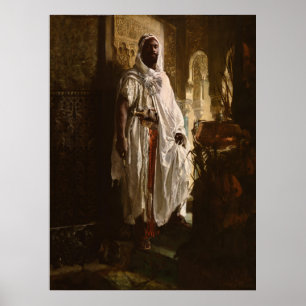Pôster A arte africana principal do Moorish