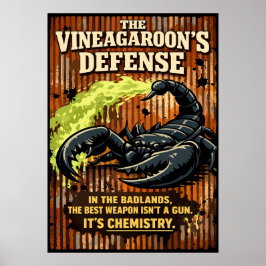 Poster A Arte da Defesa do Escorpião Vinegaroon