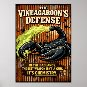 Poster A Arte da Defesa do Escorpião Vinegaroon