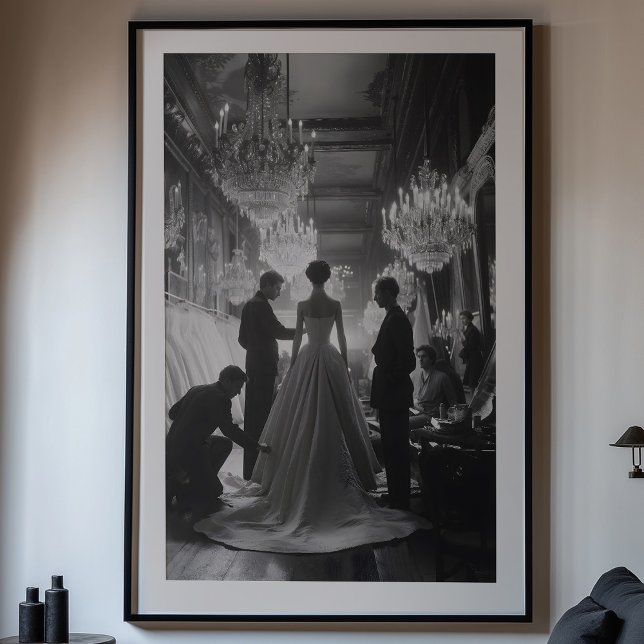Poster A Arte da Elegância: Uma Cutagem Clássica (Criador carregado)