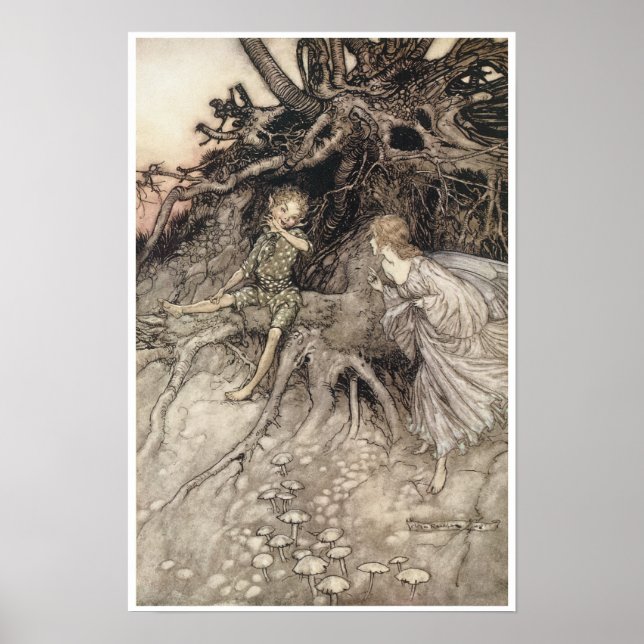 Poster A arte da fada de sonho de noite de verão (Frente)