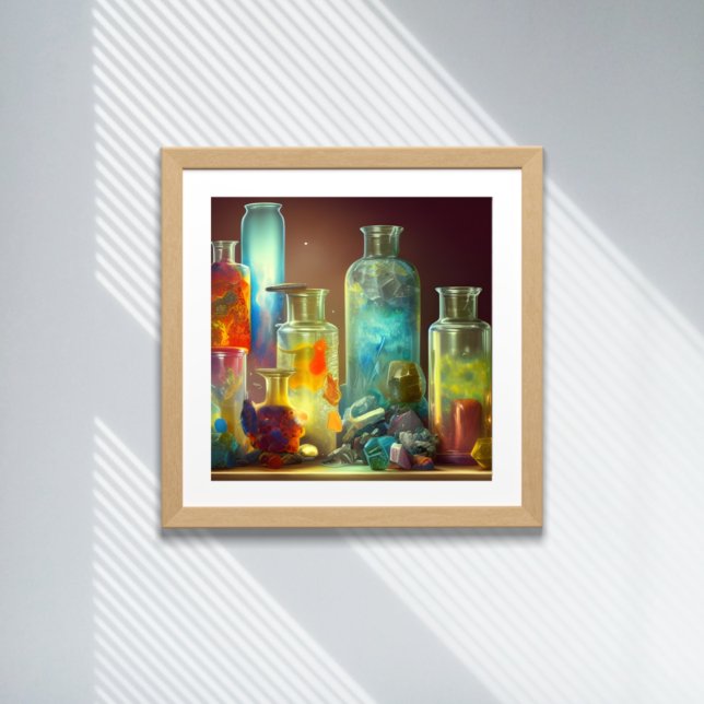 Poster A arte da fantasia trabalhável do alquimista (Criador carregado)