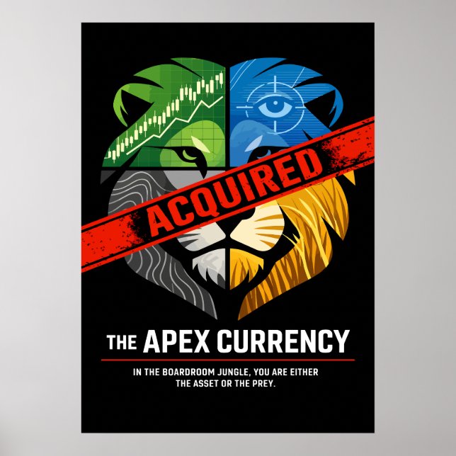 Poster A Arte da Moeda Apex Corporativa (Frente)