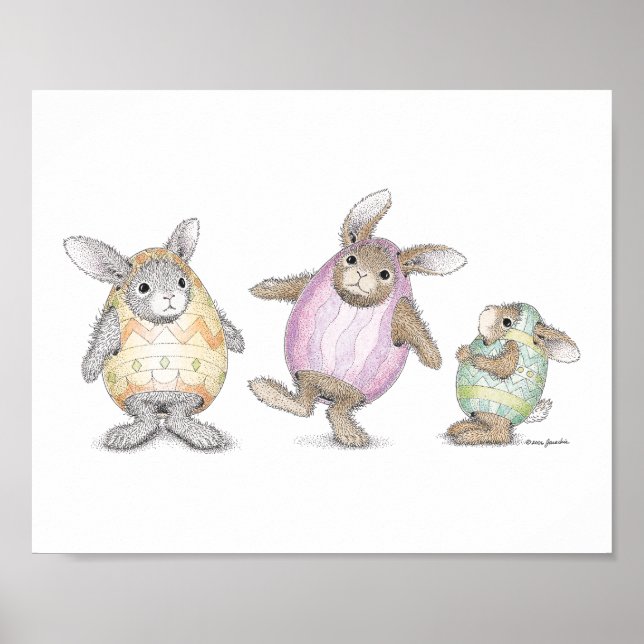 Pôster A Arte da Parede HappyHoppers® (Frente)