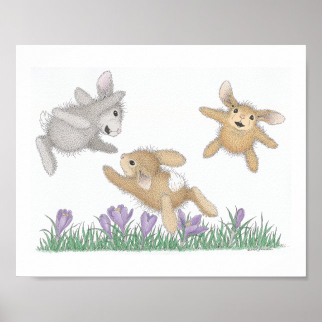 Pôster A Arte da Parede HappyHoppers® (Frente)