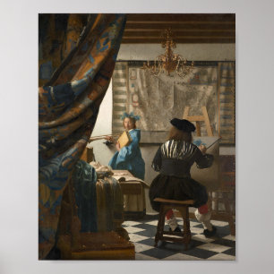 Poster A Arte da Pintura - Johannes Vermeer