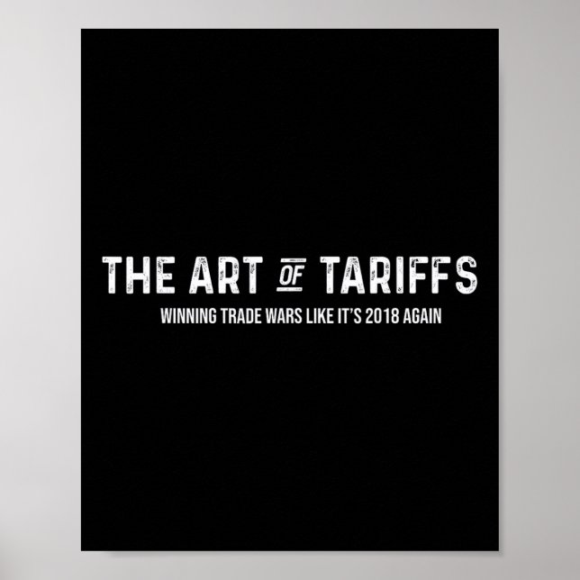 Poster A Arte Das Guerras Comerciais Vencedoras De Tarifa (Frente)