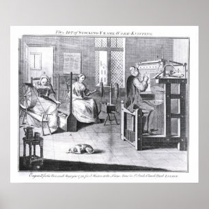 Pôster A arte de guardar quadros de trabalho