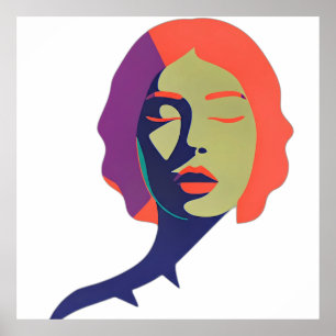 Poster A arte de uma mente bonita