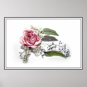 Pôster A Arte do Envelhecimento Graciosamente - Uma Rosa 