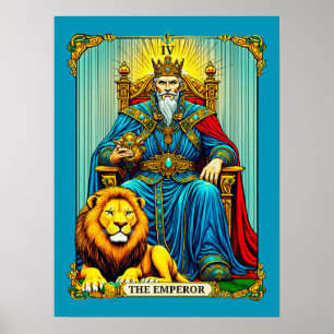 Poster A Arte do Imperador Tarot Card