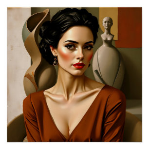 Pôster A Arte Entre Nós - Retrato Colorido