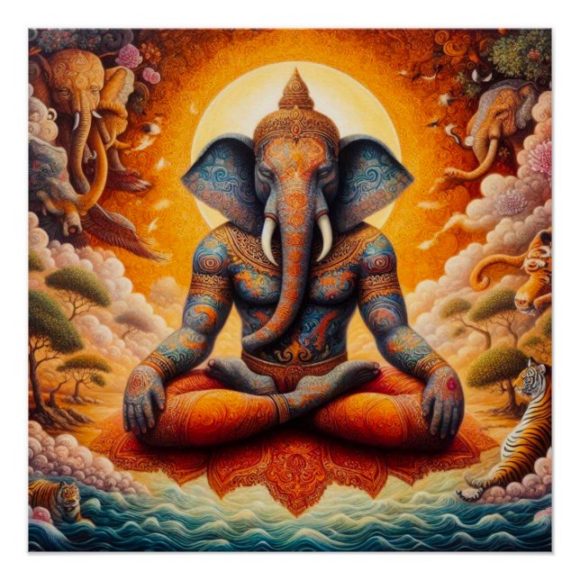 Pôster A arte espiritual (Frente)