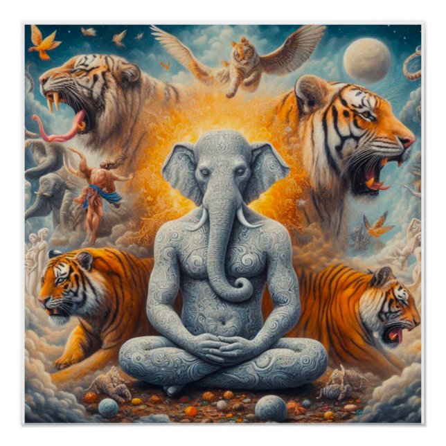 Pôster A arte espiritual (Frente)