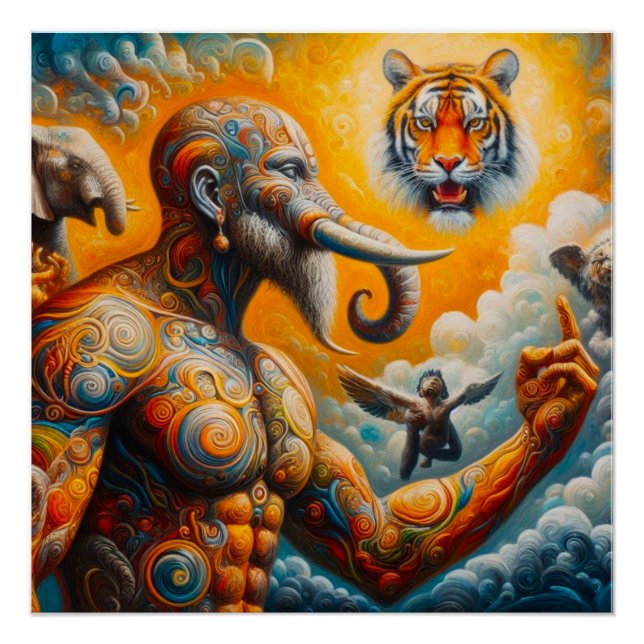 Pôster A arte espiritual (Frente)