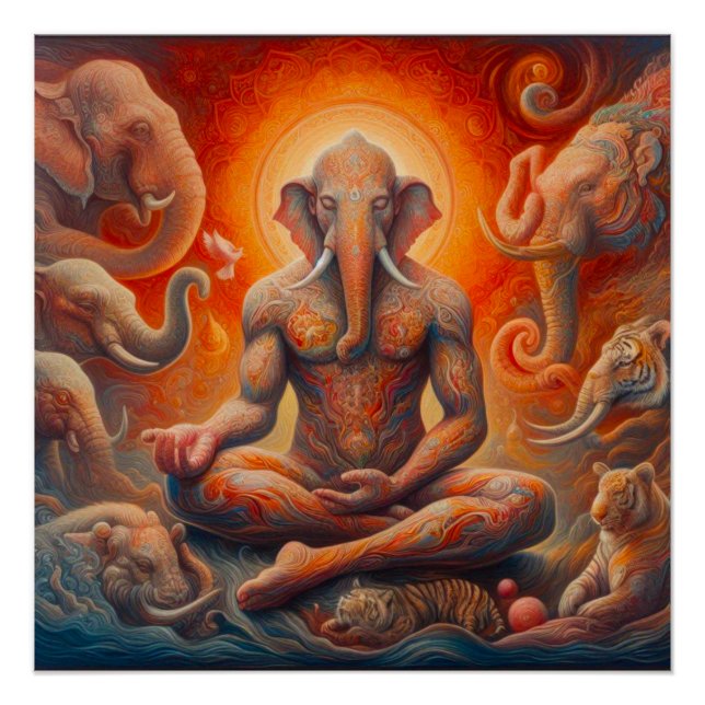 Pôster A arte espiritual (Frente)