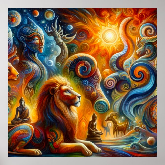 Poster A arte espiritual (Frente)