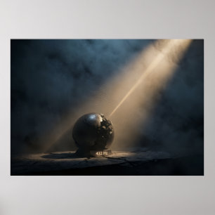 Poster A Arte Espiritual de Parede O Feixe de Graça