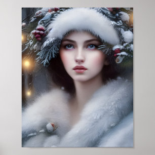 Poster A Arte Fantasia da Rainha da Neve