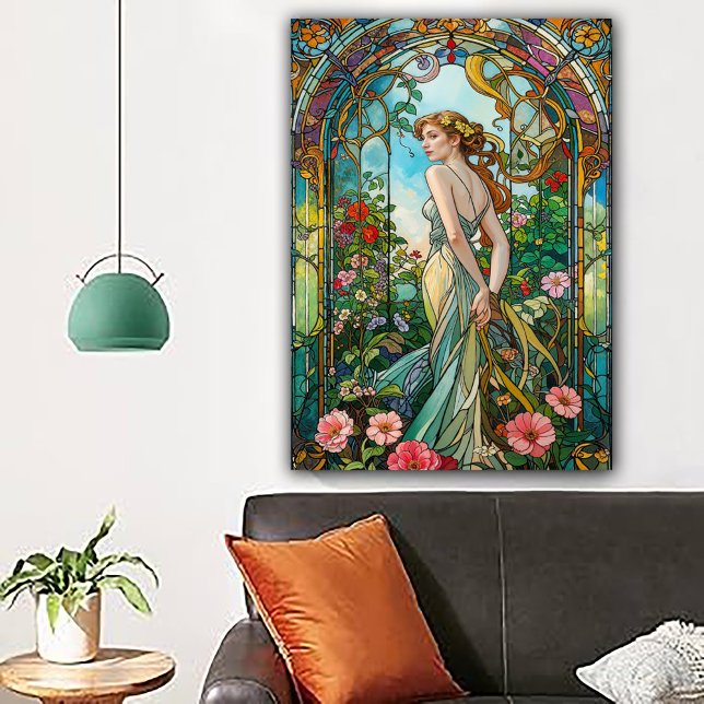 Poster A Arte Nova Romântica Feminina (Criador carregado)