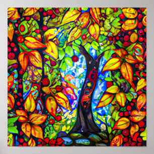 Poster A Árvore Apple Surreal Digital Art