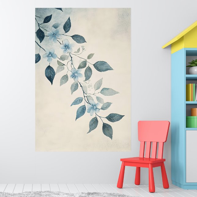 Poster A árvore com folhas douradas é um papel de parede  (Berçário 1)