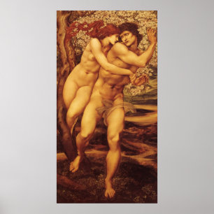 Pôster A árvore da remissão por Burne Jones