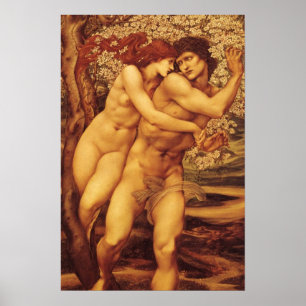 Pôster A árvore da remissão por Burne Jones