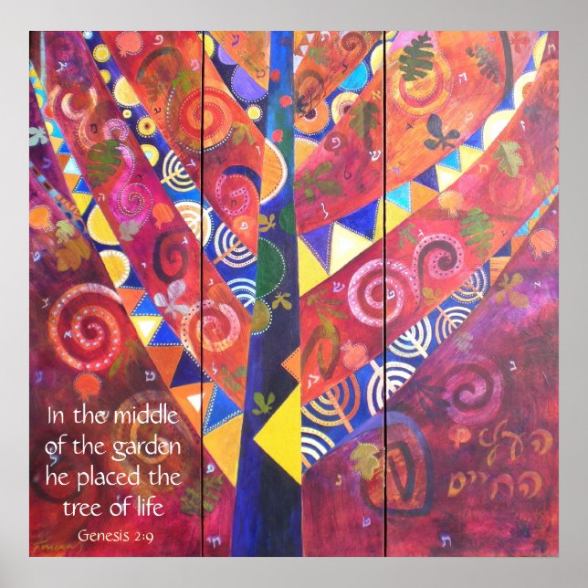 Pôster A árvore da vida (Frente)