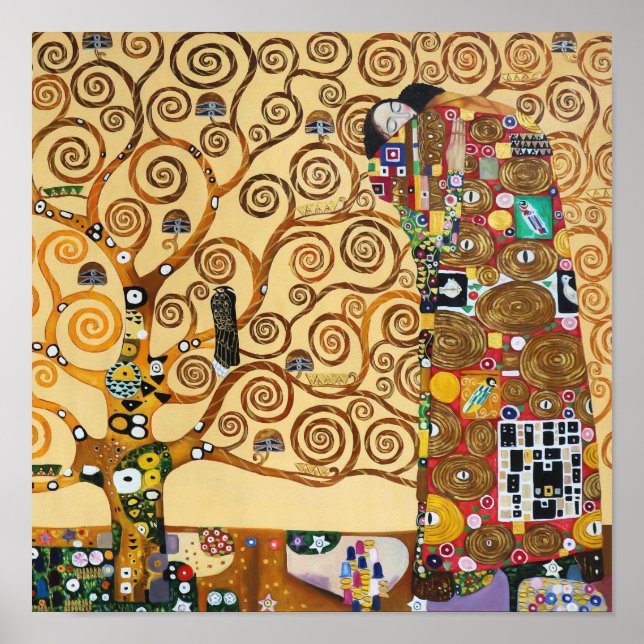 Poster A Árvore da Vida | Gustav Klimt | (Frente)
