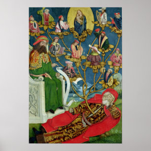 Pôster A árvore de Jesse, do Dome Altar, 1499