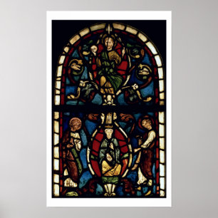 Pôster A árvore de Jesse, século XIII (vitral)