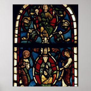 Pôster A árvore de Jesse, século XIII (vitral)