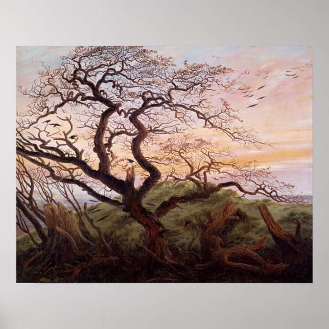 Pôster A árvore dos corvos, 1822 (Frente)