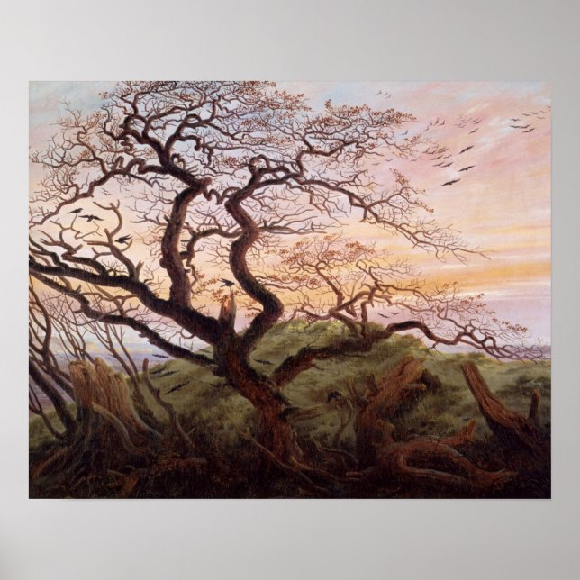 Poster A árvore dos corvos, 1822 (Frente)
