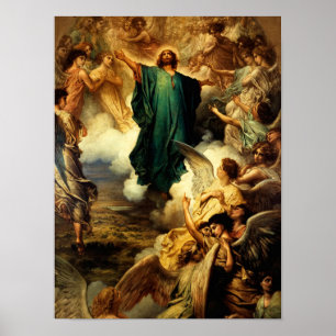 Poster A Ascensão, 1879, por Gustave Dore