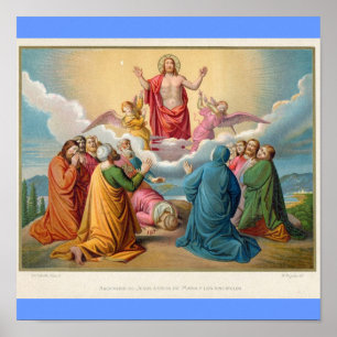 Poster A ascensão de Jesus 1879