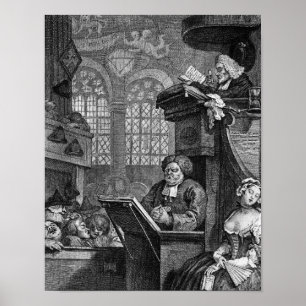 Pôster A assembleia de sono, 1736
