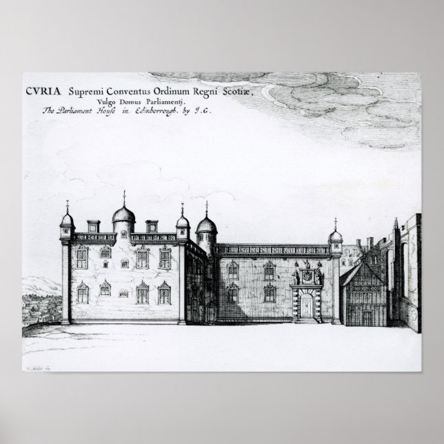 Poster A Assembleia Parlamentar de Edimburgo (Frente)
