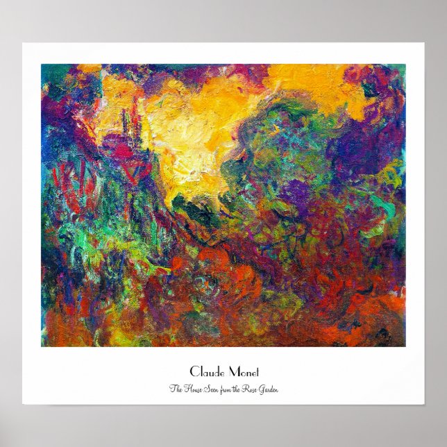 Pôster A Assembleia viu o Rosa Claude Monet (Frente)