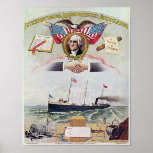 Poster A associação dos Longshoremen internacionais
